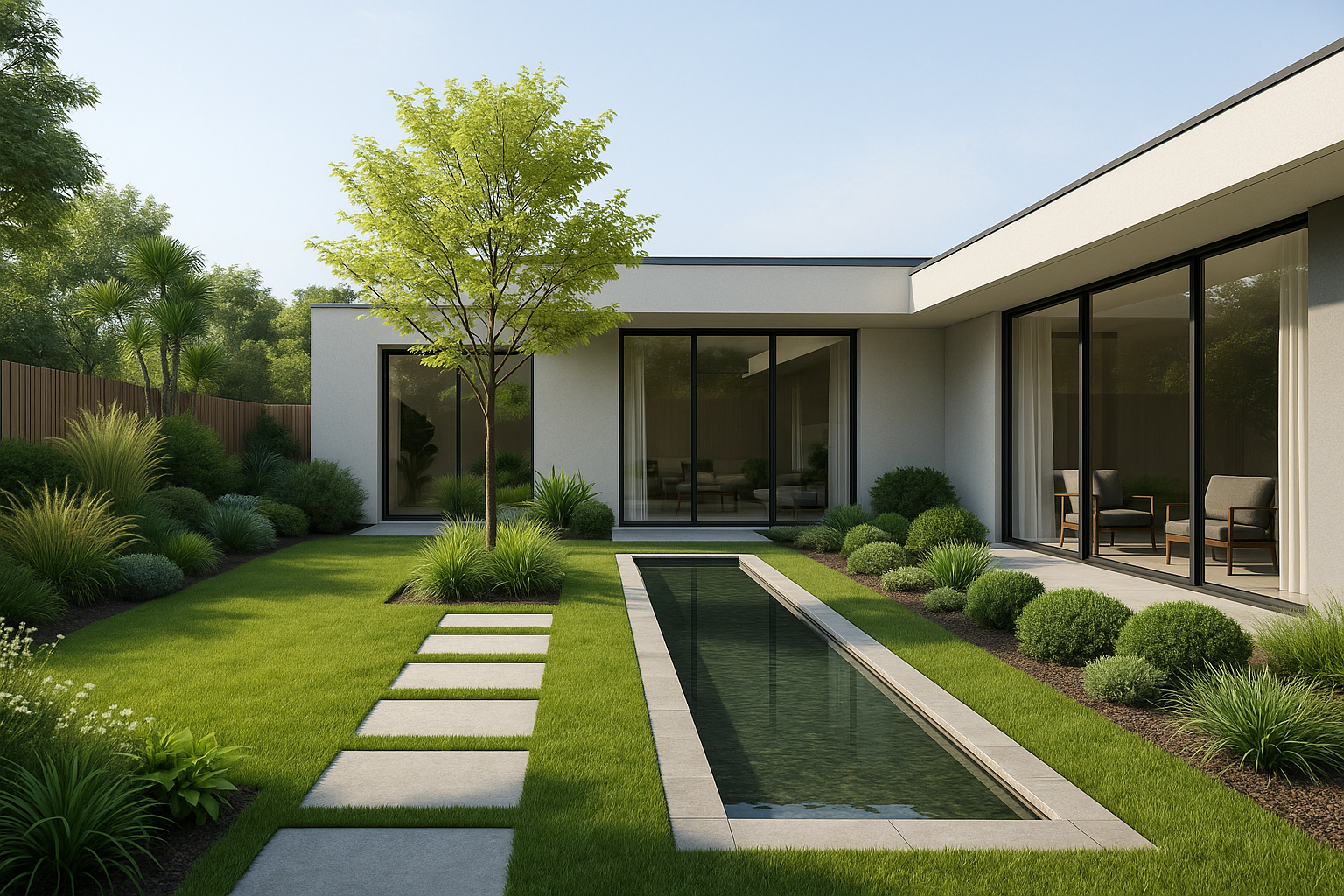 Thiết kế cảnh quan phong cách tối giản