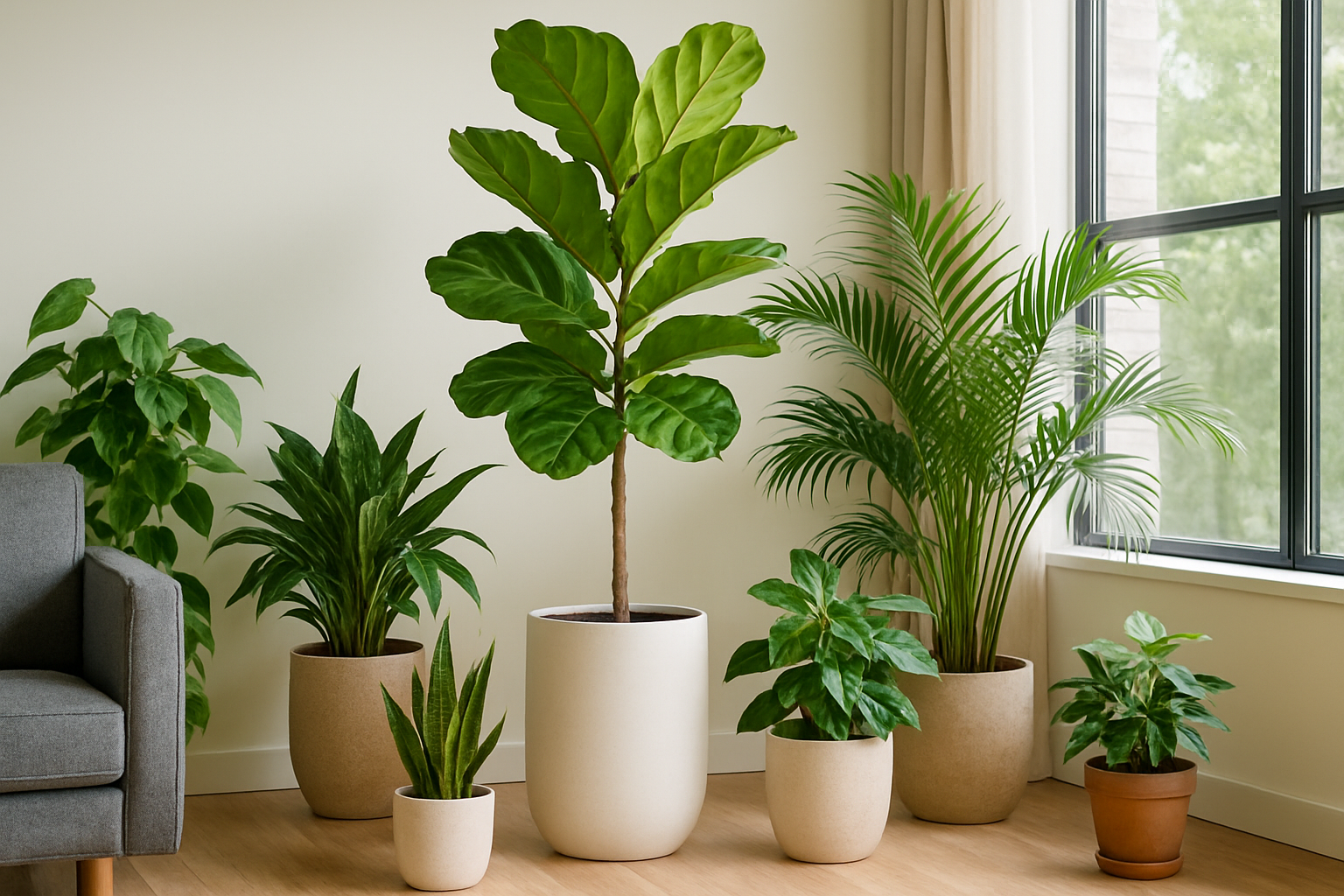 Dịch vụ cho thuê cây xanh nội thất Dầu Tiếng