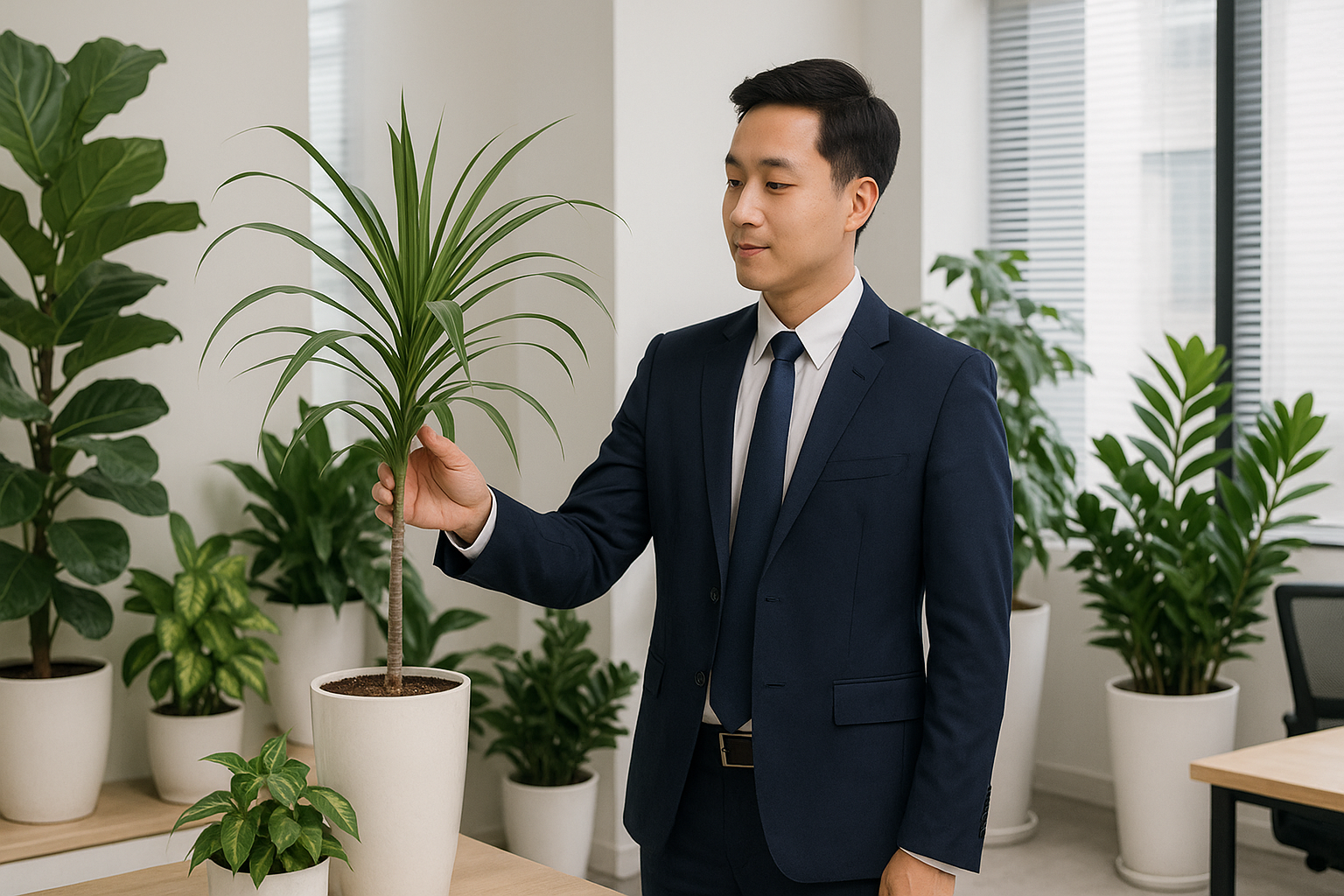 Thuê cây xanh văn phòng tại Bình Dương