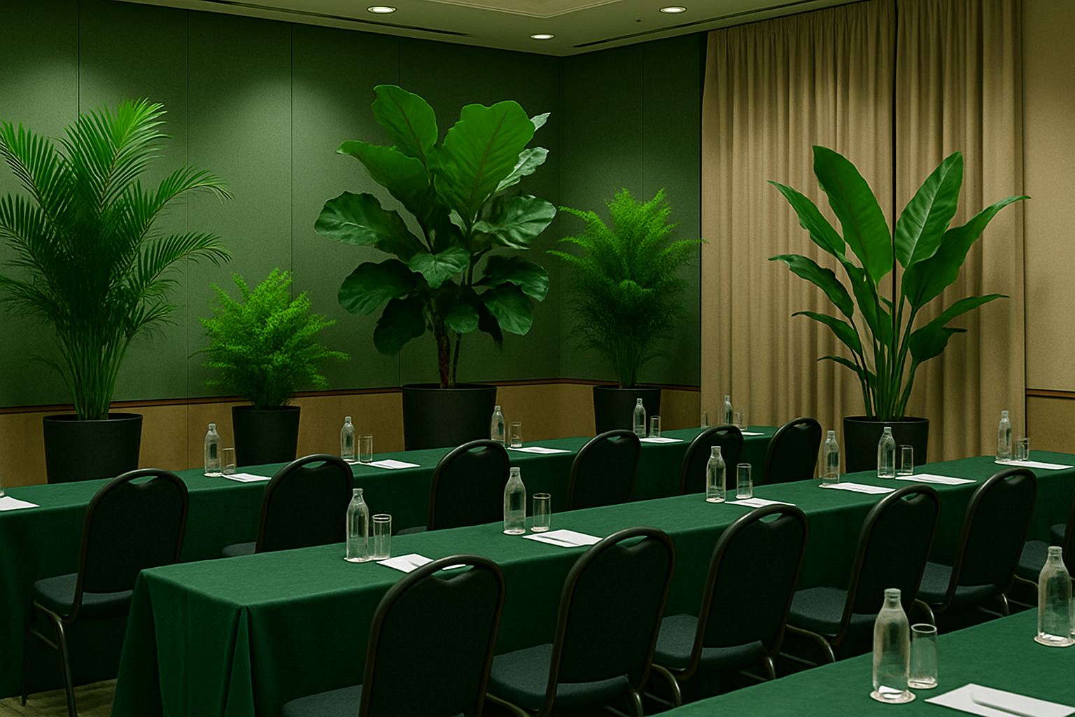 Cách bảo quản cây xanh luôn đẹp trong các sự kiện