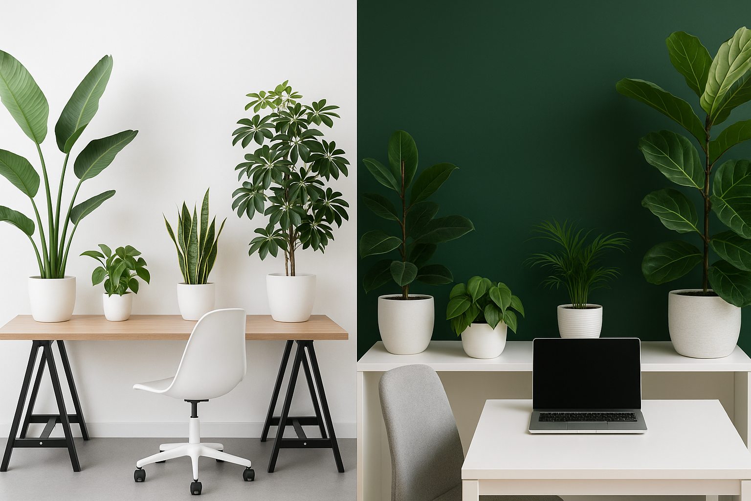 5 ý tưởng trang trí cây xanh tạo ấn tượng cho không gian làm việc