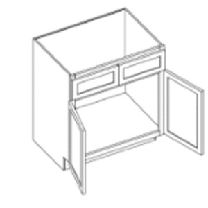 Tủ bàn trang điểm có 2 ngăn kéo, 2 cánh và 1 kệ điều chỉnh được